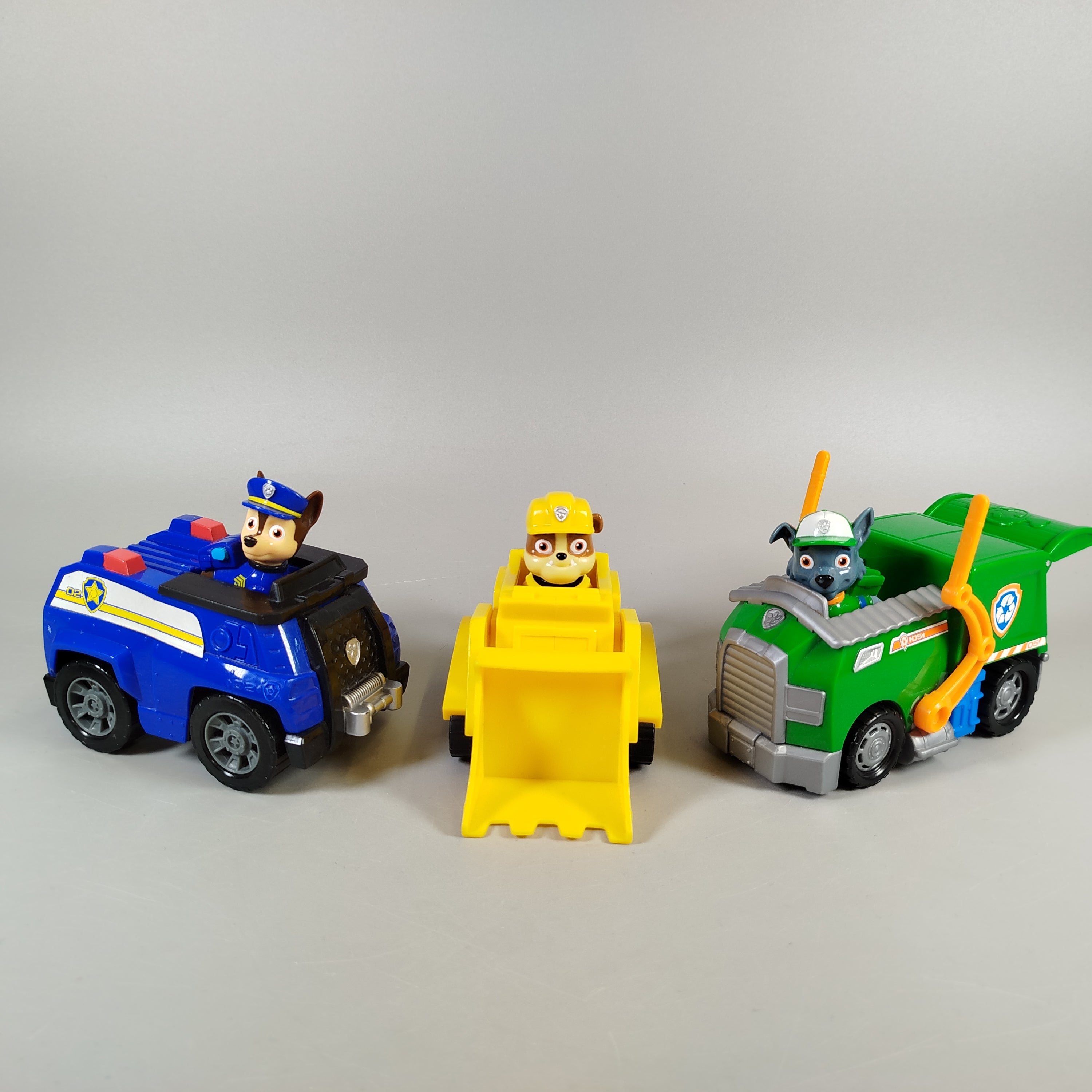 PAW Patrol Fahrzeuge Set von 3 mit Chase, Rubble, Rocky